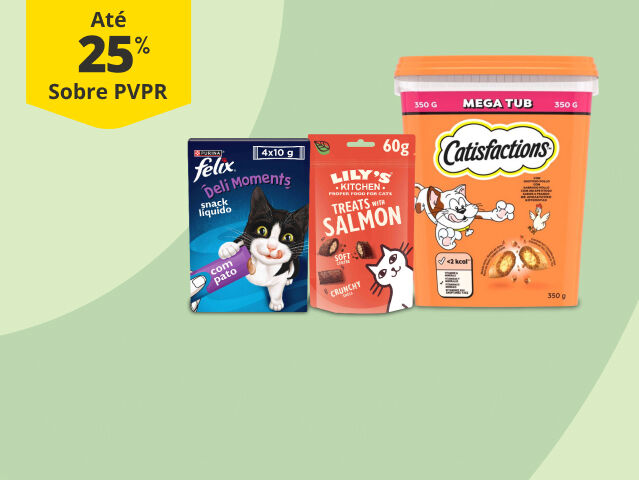 At&eacute; 25% PVPR em snacks